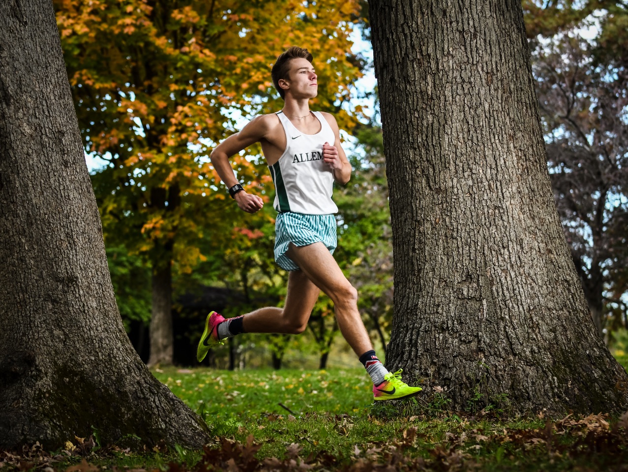 Alleman boys' cross country standout Spencer Smith. (Todd Mizener - Dispatch/Argus)