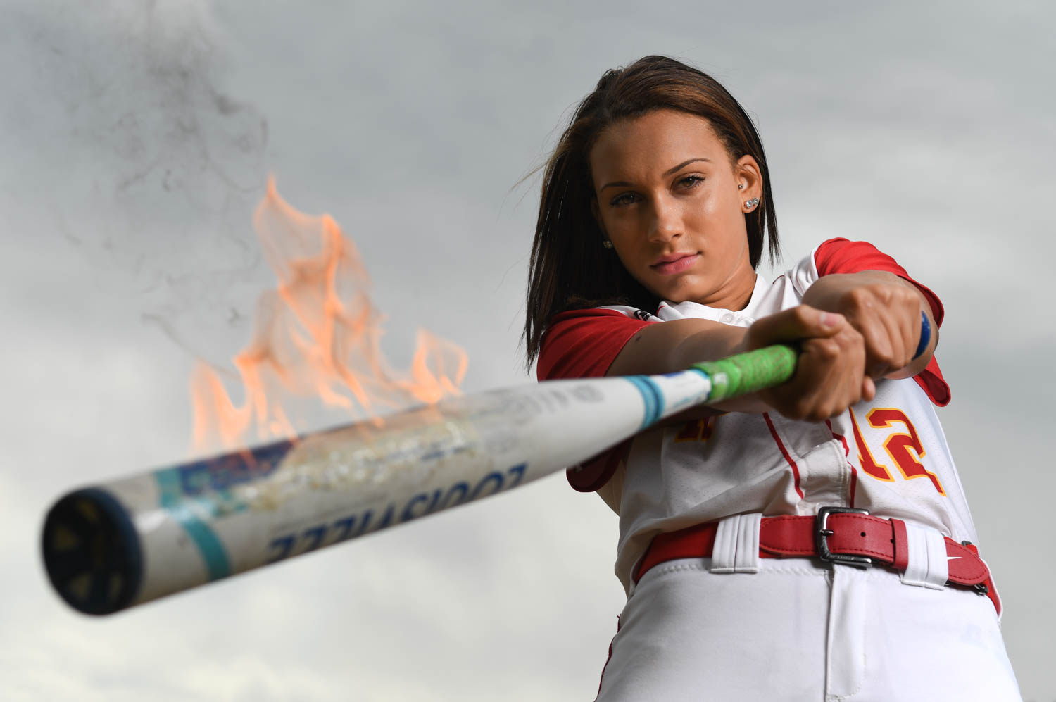 Rock Island's Lauryn Stegall is this week's Dispatch-Argus-QCOnline Pacesetter. She is on fire at the plate hitting better than .450 and leading the team in home runs. She hit a go-ahead two-run home run in Monday's 3-0 win over Minooka in the Normal (ISU) Super-Sectional.  (Todd Mizener - Dispatch/Argus) 